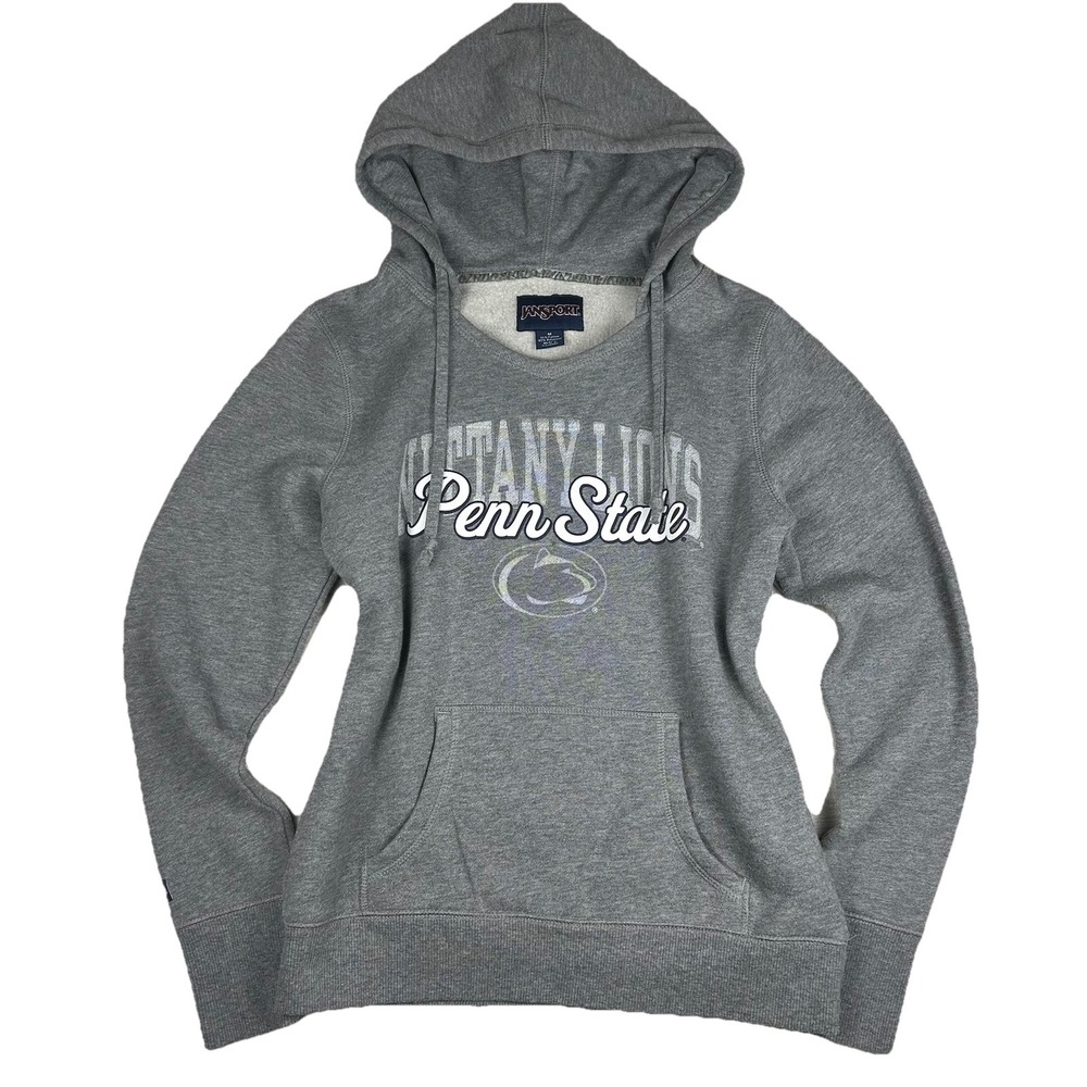 JanSport Penn State Nittany Lions Womens M Gray Hoodie Sweatshirt PSU College
